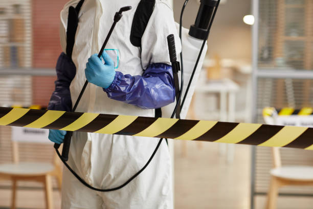 Professional Sewage Cleanup technician working in Ithaca, NE
